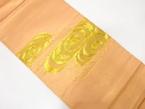 観世水模様刺繍　袋帯